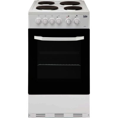 Beko BS530W 50cm Single Electric Cooker in White